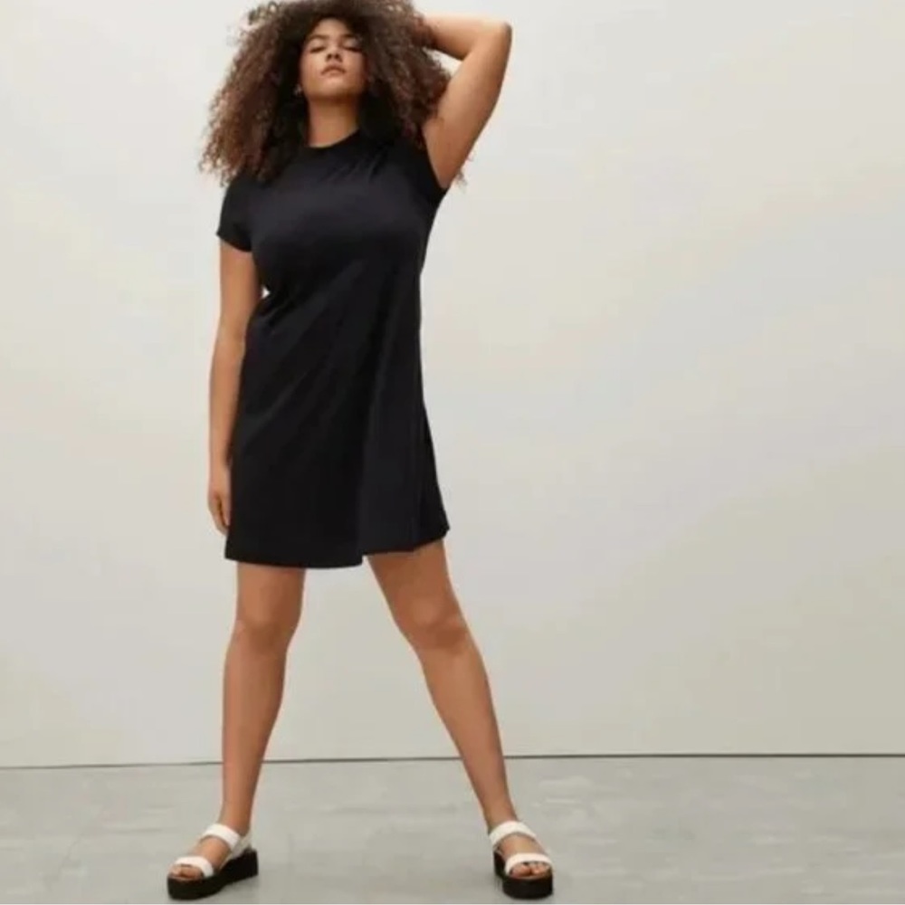 Everlane mockneck T-shirt dress